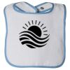 Infant Contrast Trim Terry Bib Thumbnail