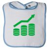 Infant Contrast Trim Terry Bib Thumbnail