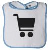 Infant Contrast Trim Terry Bib Thumbnail