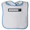 Infant Contrast Trim Terry Bib Thumbnail