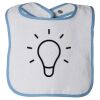 Infant Contrast Trim Terry Bib Thumbnail