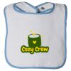 Infant Contrast Trim Terry Bib Thumbnail