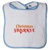 Infant Contrast Trim Terry Bib Thumbnail