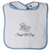 Infant Contrast Trim Terry Bib Thumbnail