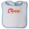 Infant Contrast Trim Terry Bib Thumbnail