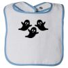 Infant Contrast Trim Terry Bib Thumbnail