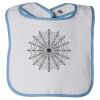 Infant Contrast Trim Terry Bib Thumbnail