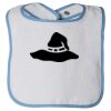 Infant Contrast Trim Terry Bib Thumbnail