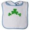 Infant Contrast Trim Terry Bib Thumbnail