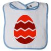 Infant Contrast Trim Terry Bib Thumbnail