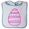 Infant Contrast Trim Terry Bib Thumbnail