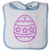 Infant Contrast Trim Terry Bib Thumbnail