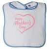 Infant Contrast Trim Terry Bib Thumbnail