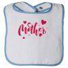 Infant Contrast Trim Terry Bib Thumbnail