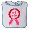 Infant Contrast Trim Terry Bib Thumbnail