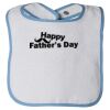 Infant Contrast Trim Terry Bib Thumbnail