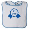 Infant Contrast Trim Terry Bib Thumbnail