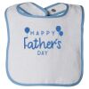 Infant Contrast Trim Terry Bib Thumbnail