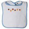 Infant Contrast Trim Terry Bib Thumbnail