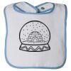 Infant Contrast Trim Terry Bib Thumbnail