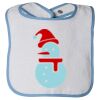 Infant Contrast Trim Terry Bib Thumbnail