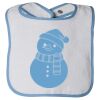 Infant Contrast Trim Terry Bib Thumbnail