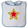 Infant Contrast Trim Terry Bib Thumbnail