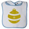 Infant Contrast Trim Terry Bib Thumbnail