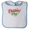 Infant Contrast Trim Terry Bib Thumbnail