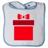 Infant Contrast Trim Terry Bib Thumbnail