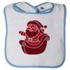 Infant Contrast Trim Terry Bib Thumbnail