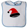Infant Contrast Trim Terry Bib Thumbnail