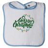 Infant Contrast Trim Terry Bib Thumbnail