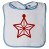 Infant Contrast Trim Terry Bib Thumbnail