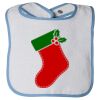 Infant Contrast Trim Terry Bib Thumbnail