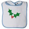 Infant Contrast Trim Terry Bib Thumbnail
