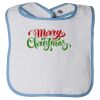 Infant Contrast Trim Terry Bib Thumbnail