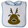 Infant Contrast Trim Terry Bib Thumbnail