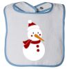 Infant Contrast Trim Terry Bib Thumbnail