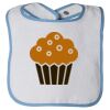 Infant Contrast Trim Terry Bib Thumbnail