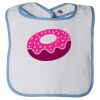 Infant Contrast Trim Terry Bib Thumbnail