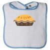Infant Contrast Trim Terry Bib Thumbnail