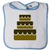 Infant Contrast Trim Terry Bib Thumbnail
