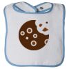 Infant Contrast Trim Terry Bib Thumbnail