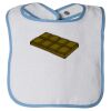 Infant Contrast Trim Terry Bib Thumbnail