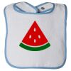Infant Contrast Trim Terry Bib Thumbnail