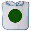 Infant Contrast Trim Terry Bib Thumbnail