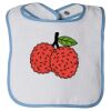 Infant Contrast Trim Terry Bib Thumbnail