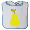 Infant Contrast Trim Terry Bib Thumbnail
