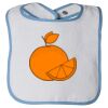 Infant Contrast Trim Terry Bib Thumbnail